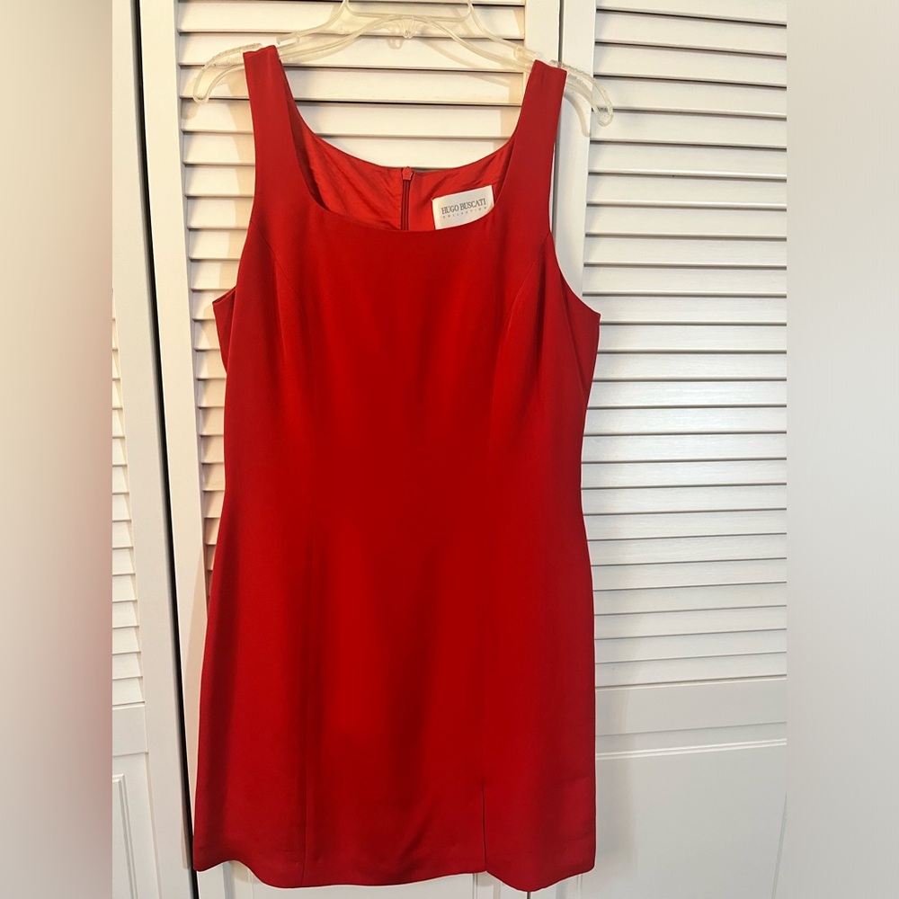 Beautiful silk red dress